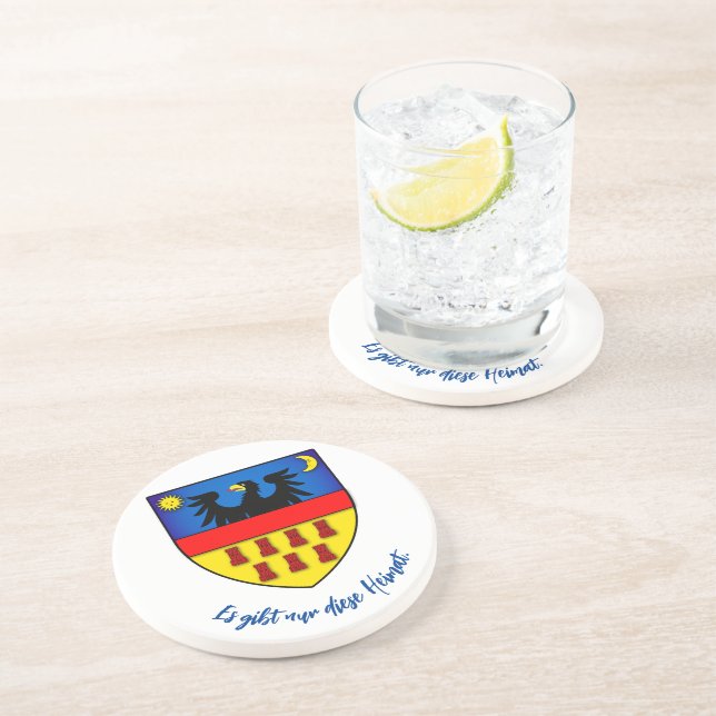 Porta-copos Casaco de armas dos Saxões da Transilvânia (Lateral)