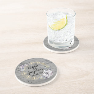 Porta-copos Casamento Russo de Frota Floral Elegante