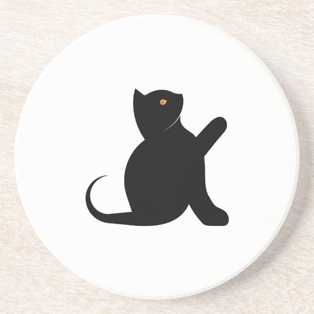 Porta-copos Cat Say Hello (Frente)