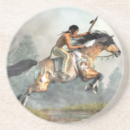 Porta-copos Cavalo de salto