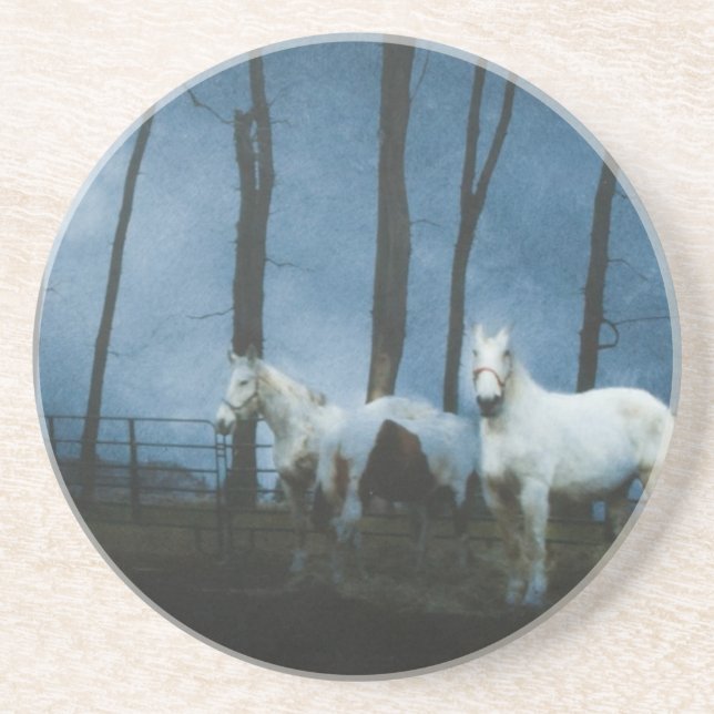 Porta-copos Cavalos Fantásticos à Meia-Noite (Frente)