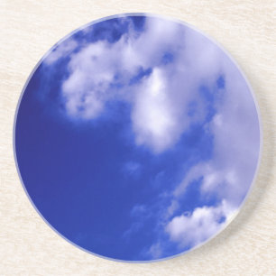 Porta-copos Céu Azul e Nuvens Brancas