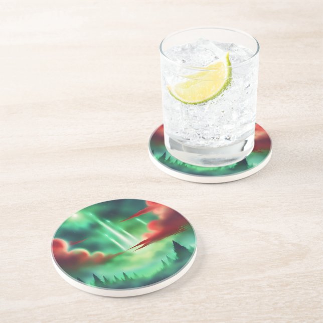 Porta-copos céu verde (Lateral)