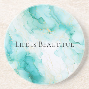 Porta-copos Chá de panela Dourado Chic Mint