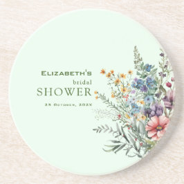 Porta-copos Chá de panela Floral Colorido de Flor Selvagem