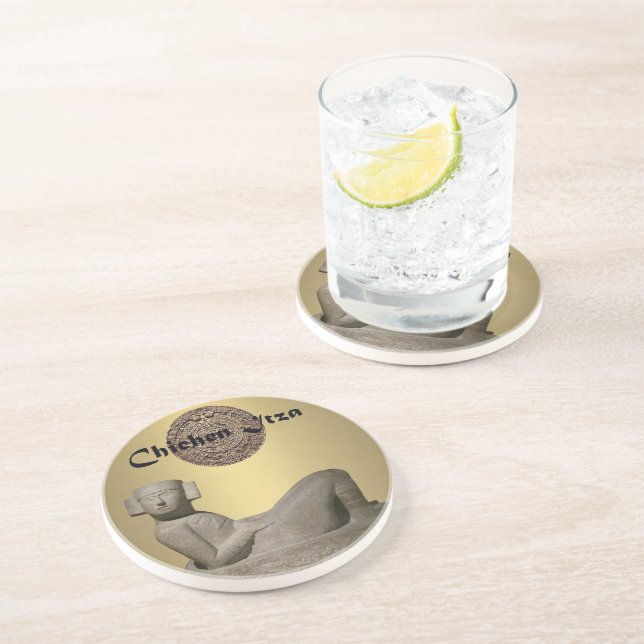 Porta-copos Chac-Mool (Lateral)