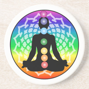 Porta-copos Chakra Lotus Sandstone Suporte – Arte de Yoga