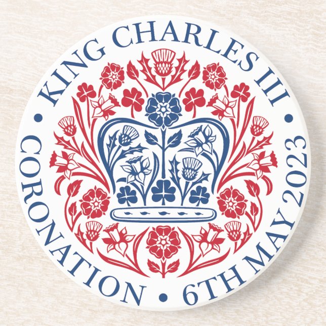 Porta-copos Charles III Coronation (Frente)