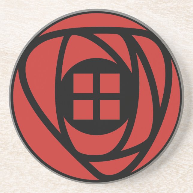 Porta-copos Charles Rennie Mackintosh Arts & Artesanato (Frente)