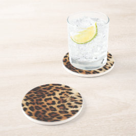 Porta-copos Chic Brown Cream Leopardo