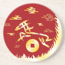 Porta-copos Chinese Lunar New Year of the Horse 2026 4724 Fire