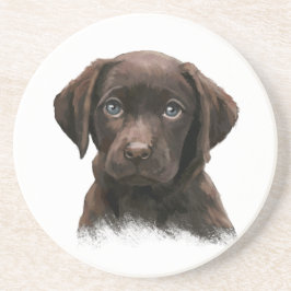 Porta-copos Chocolate Labrador Retriever Brown