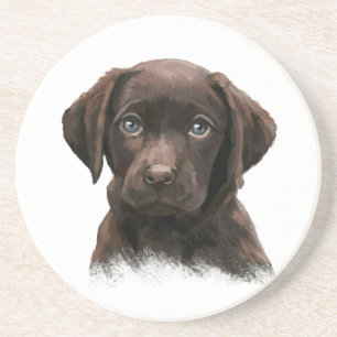Porta-copos Chocolate Labrador Retriever Brown
