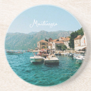 Porta-copos Cidade costeira de Perast, Montenegro