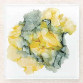 Porta copos Cinza Amarelo e Verde