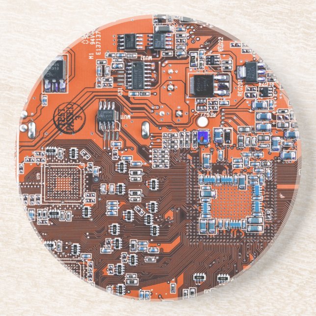 Porta-copos Circuito Impresso Conjunto PCB Circuito Laranja Co (Frente)