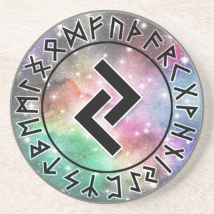 Porta-copos Círculo de Rune Galáxia Prismática [12]. Jera]