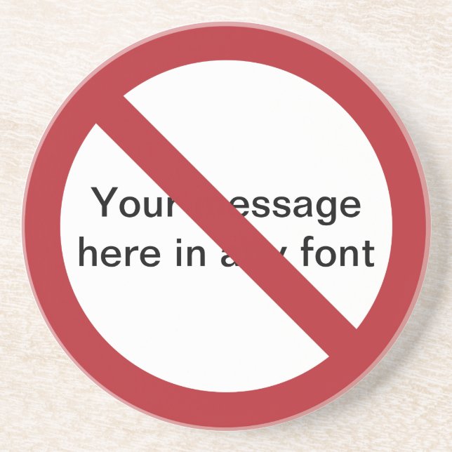 Porta-copos Círculo Personalizado com barra (Frente)