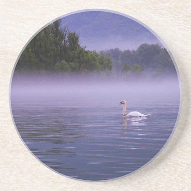 Porta-copos Cisne no lago (Frente)