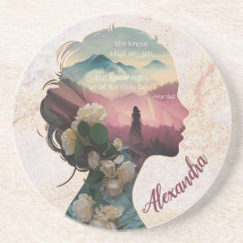 Porta-copos Citação Inspirativa de Manutenção Moderna e Elegan