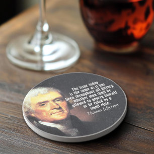 Porta-copos Citações de Thomas Jefferson