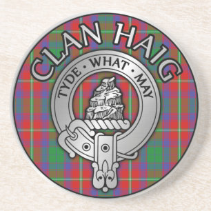 Porta-copos Clan Haig Crest & Tartan