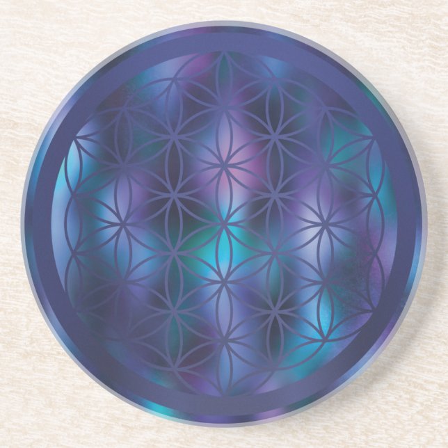 Porta-copos Claridade – Flor da Vida (Frente)