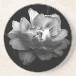 Porta copos Classic Black and White Flower II