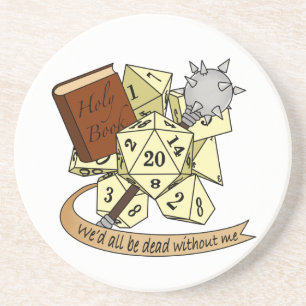 Porta-copos Cleric Dice Design