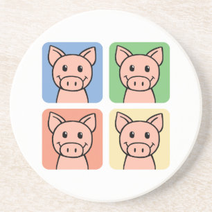 Porta-copos Clip Art de Desenho Animado Porco Risonho Piggie P