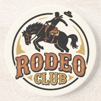 Porta-copos Clube Rodeio Vintage Peão de Rodeio Cavalo Bronco