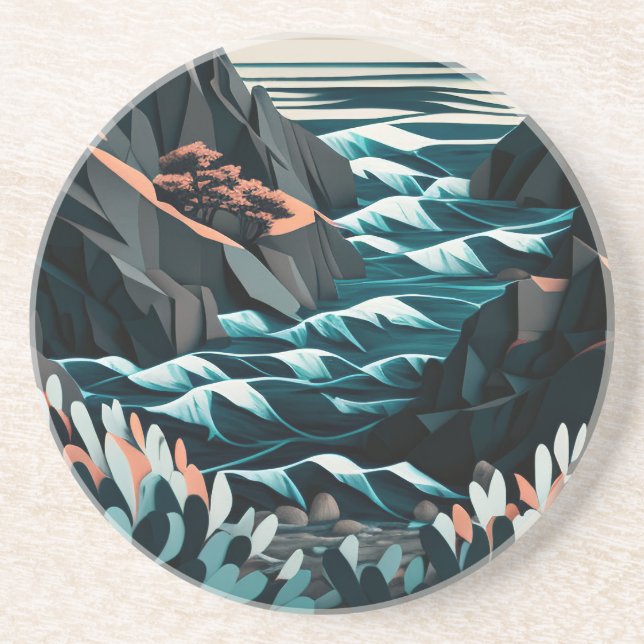 Porta-copos Coastal Energy (Frente)