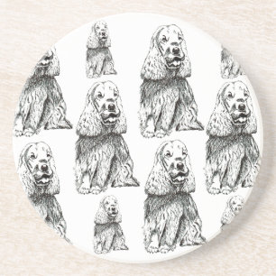 PORTA-COPOS COCKER SPANIEL INGLÉS. ESTAMPA