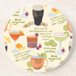 Porta-copos Cocktails e conversação