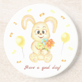 Porta-copos Coelhinho bonito para um bom humor