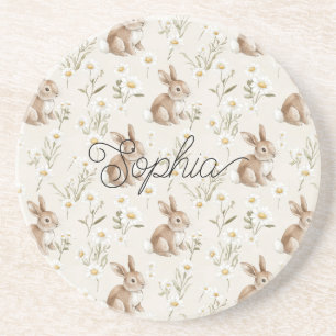 Porta-copos Coelhos Bunny Flores de Margarida