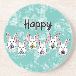 Porta-copos Coelhos de Páscoa em Forma de Ovo