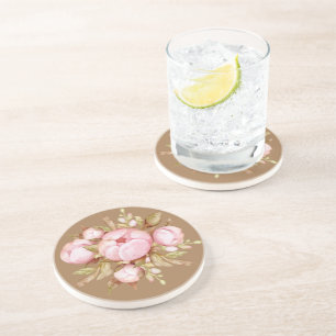Porta-copos Coleção de Chás de fraldas de Urso Bebê Floral