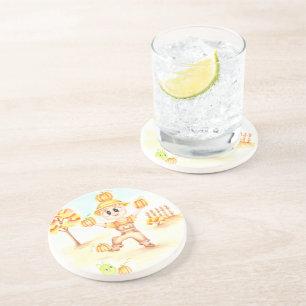 Porta-copos colheita de feliz, garotinho de gengibre