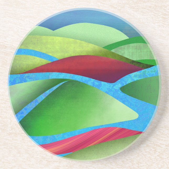 Porta-copos Colinas No Gelo (Frente)