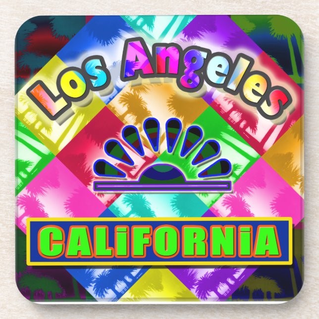 porta copos "Coloring Los Angeles 3" (Frente)