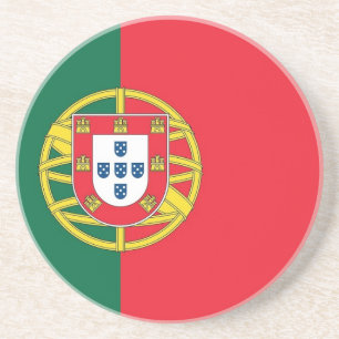 Porta copos com a bandeira de Portugal