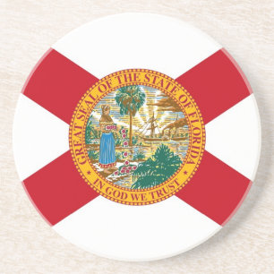 Porta copos com a bandeira do Florida, EUA