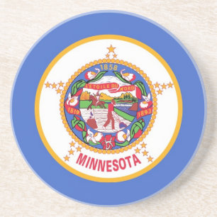Porta copos com a bandeira do Minnesota, EUA