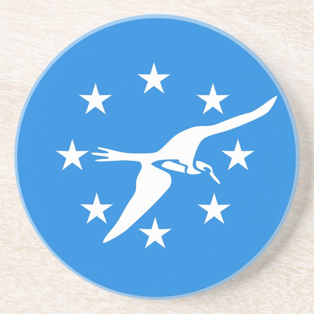 Porta copos com Bandeira de Corpus Christi, Texas, (Frente)