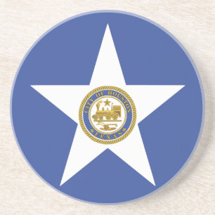 Porta copos com Bandeira de Houston, Texas, EUA