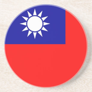 Porta copos com Bandeira de Taiwan
