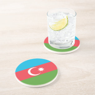 Porta copos com Bandeira do Azerbaijão