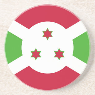 Porta copos com Bandeira do Burundi
