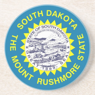 Porta copos com Flag da Dakota do Sul, EUA